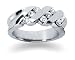 0.45 ctw. Woman's Round Diamond Wedding Band in Platinum