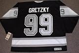 WAYNE GRETZKY Los Angeles Kings 1993 CCM Vintage Throwback Away NHL Hockey Jersey, Large