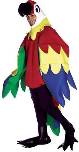Adult Parrot Bird Costume (One Size)