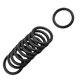 uxcell　Oリング　ニトリルゴム製フォークシール　ホールシール　ガスケットワッシャ　40mm x 5mm 　10個入り