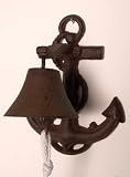 Cast Iron Bell Boat Anchor Rust