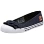 DC Women's Venice Ruffle Sneaker,DC Navy,6 M