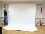 ARCTIC WHITE Creativity Photographic Studio Background Paper, 1.35m wide x 11m long, 180gsm heavyweight Backdrop.