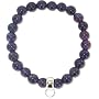 Chrysalis Natural Amethyst Bracelet Silver Charm Loop