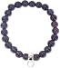 Chrysalis Natural Amethyst Bracelet Silver Charm Loop