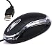 Daffodil WMS106 Wired Optical Mouse - 3 Button PC Mouse with Scrollwheel and Internal LED Light - For Laptop / Netbook / Desktop Computers - Supported by: Microsoft Windows (7 / XP / Vista) and Apple MAC (OS X +) - No Batteries Needed