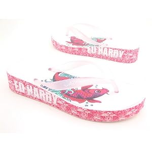 Ed Hardy Women's Kim Wedge Flip Flop