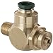 Parker 032512538 3251 Series Brass Right Angle Flow Control Valve with Prestolok Fitting, 1/4" NPT Male x 3/8" NPT Female, 125 psi