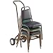 National Public Seating DY9000 Stacking Chair Dolly, 8-10 Chair Capacity, Dark Brown