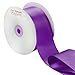 Laribbons 2 inch Wide Double Face Satin Ribbon - 25 Yard (465-Purple)