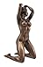 Veronese Design Bronzed Finish Nude Woman Kneeling Pose Statue Erotic Art