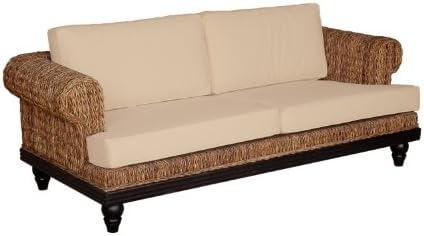 Jeffan International Abaca Astor Tropical Sofa, Small