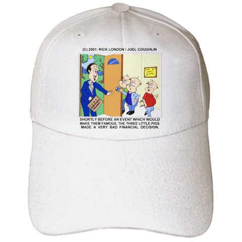 best price Three Little Pigs And Homeowners Insurance - Adult Baseball Cap