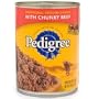 Pedigree Traditional Ground Dinner with Chunky Beef Canned Dog Food