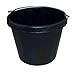 Fortex N200-10 Heavy Duty Rubber Pail without Lip, 10-Quart