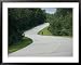 A Cyclist on a Scenic Drive in Gatineau Park National Geographic Collection Framed Art Poster Print by Michael S. Lewis, 39x31