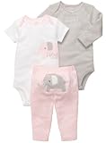 Carter's 3 Pc T ... k Elephant- 9 Months
