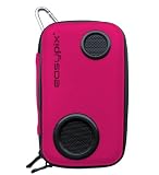 Easypix - Sound-Box - Boitier avec haut parleurs intégrés pour Appareil Photo / Téléphone Portable / mp3 - 2W - Rose