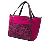 UNOUNO UNOハートカッティングレザー多機能 2WAY マザーズバッグ ＜おむつ替えシート付き＞／ピンク