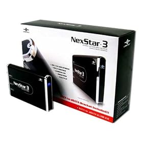 Vantec NexStar-3 NST-260SU-BK External 2.5 inch eSATA & USB2.0 Hard Drive Enclosure (Black)