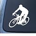 CYCLING - Bicycle Sport - Car, Truck, Notebook, Vinyl Decal Sticker #1208 | Vinyl Color: White