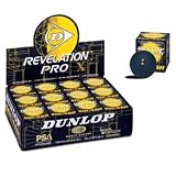 Dunlop Revelation Pro XX Yellow Dot Squash Ball - Single Ball - T913415