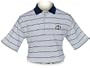 Ashworth 2008 Ryder Cup EZTECH Luxury Cotton Stripe Polo - Lt. Blue/Navy Stripe