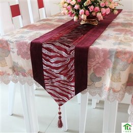 One simple package express-Chinese-style luxury dining table coffee table table runner fabric table runner