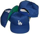 Los Angeles Dodgers Blue Plastic Snapback Adjustable Plastic Snap Back Hat / Cap