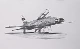 F-100 by David Gray. Art Print Poster 26 inches width by 18 inches height. Highest Quality Art Poster Print