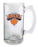 New York Knicks Beer Mug: 13oz Glass Sports Tankard