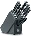 Wusthof Classic 9 Piece knife block set (Black