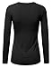 JJ Perfection Women's Classic V-Neck Long Sleeve T-Shirt (S-3XL)