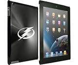 Black Apple iPad 2 Aluminum Plated Back Case Tampa Bay Lightning