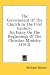 The Government of the Church in the First Century: An Essay on the Beginnings of the Christian Ministry (1913)