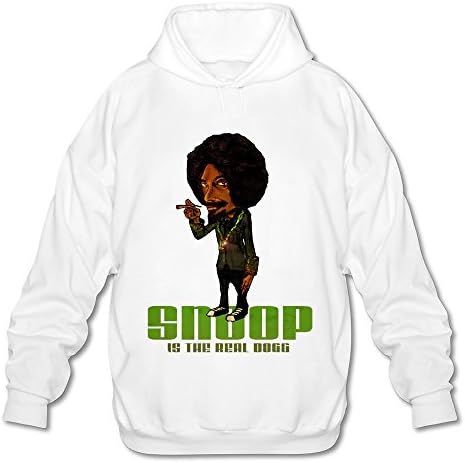 DJDO Snoop Is The Real Dogg Cotton Blends Hoodie Sweatshirt For Men
