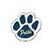 Paw Print Pride Pin 12-pk. - Blue/ White