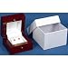 Rosewood Locking Earring Gift Box Jewelry Case Display