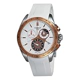 Tissot Men's T0244172701100 T-Sport Racing Chronograph White Dial Watch
