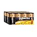 Duracell Plus Batteries D 8 Pack