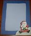 Cute Snowing Santa Printer Paper Stationary - 10 Sheets