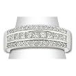 14K White Gold Diamond Band - 1.00 Ct.