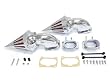 Suzuki Boulevard M109 Cruiser High Quality Chrome Billet Aluminum Cone Spike Air Cleaner Kit Intake Filter Motorcycle