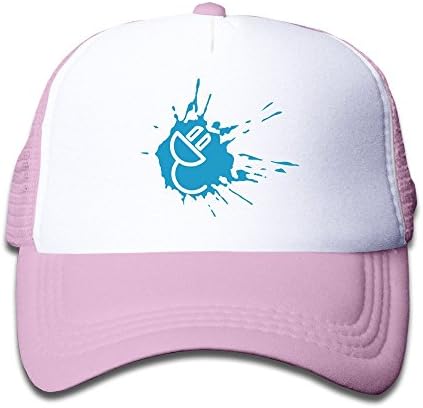 Youtube Channels Enchufe Logo Pink Children Adjustable Mesh Hat
