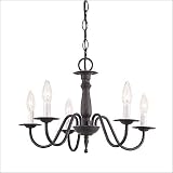 Sea Gull Lighting 3121-72 Traditional 5-Light Chandelier, Olde Iron