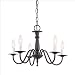 Sea Gull Lighting Traditional Five-Light Chandelier, Olde Iron Finish #3121-72