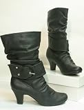 Produkt-Bild: Damen Stiefel halbhoch schwarz