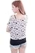 Bearsland Women's Maternity Shirt Nursing Tops Modal Comfy Breastfeeding Clothes