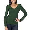 Mossimo Supply Co. Juniors Sweetheart V-Neck Sweater - Green