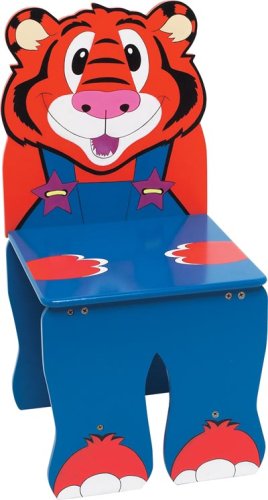 Cover image : Wyndham House Hand Painted Childrens Tiger Chair.